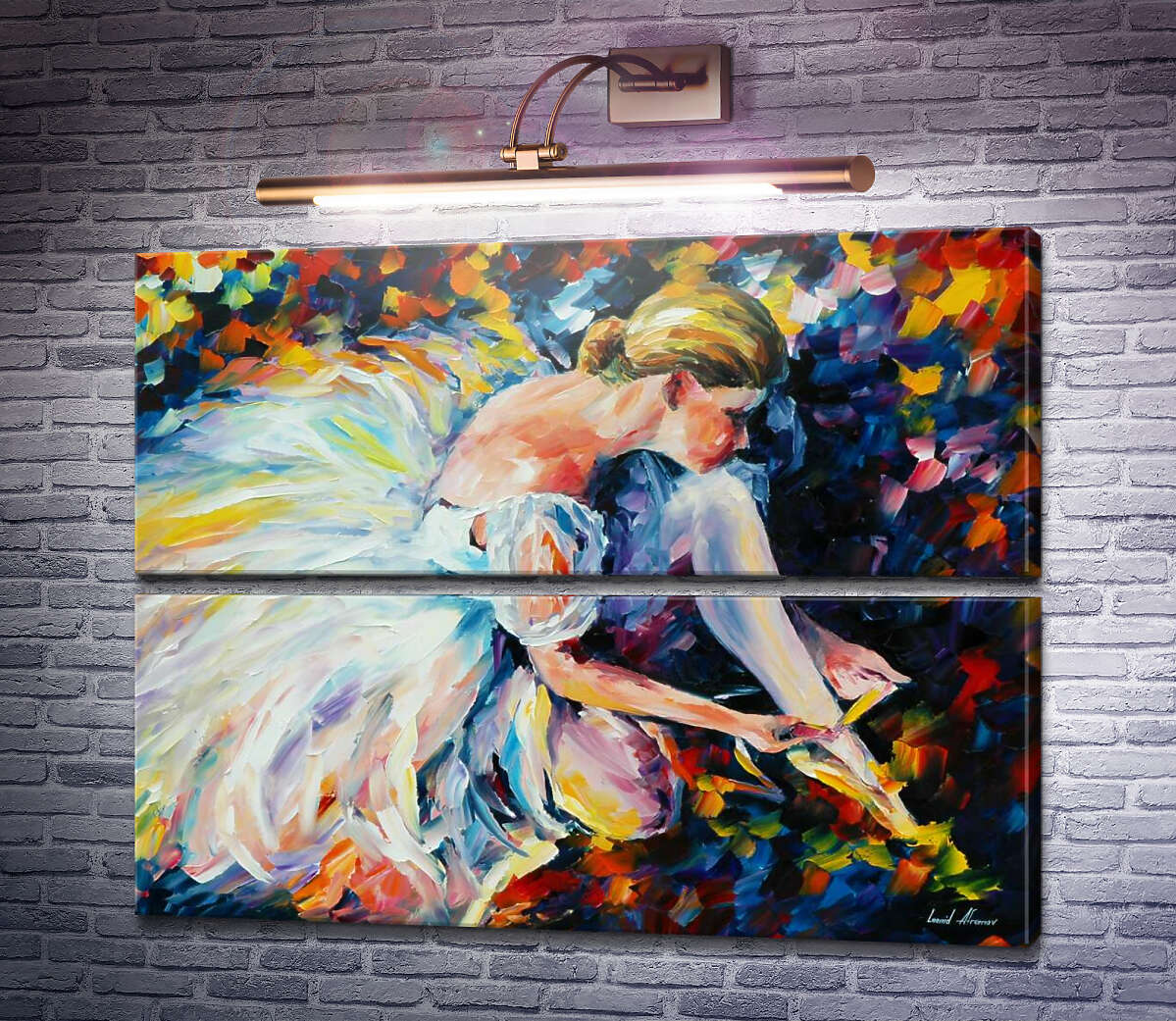 Модульна картина Балерина (Модуль №7) Леонід Афремов Модульна картина Балерина (Модуль №7) Леонід Афремов