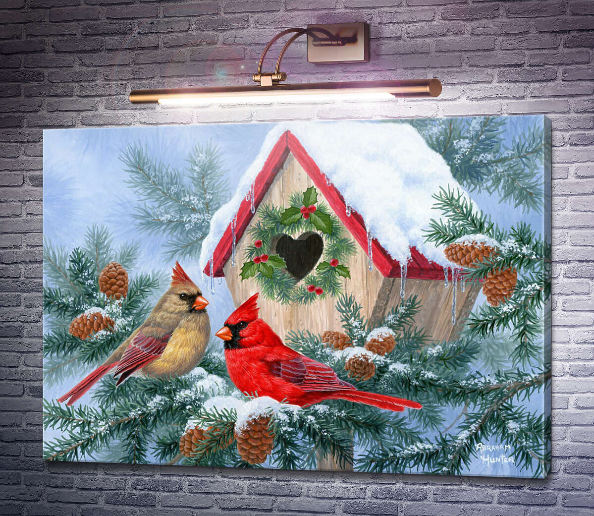 Картина Різдвяний будинок Абрахам Хантер