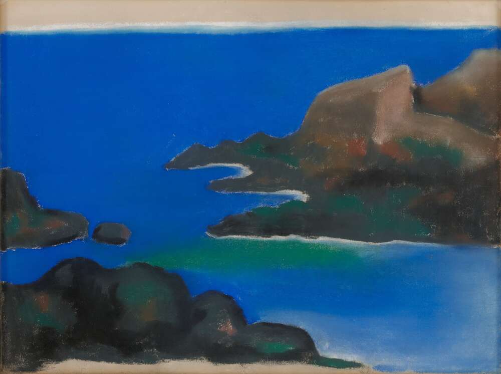 репродукція картина-постер  Синє море та скелі Джорджія О'Кіфф