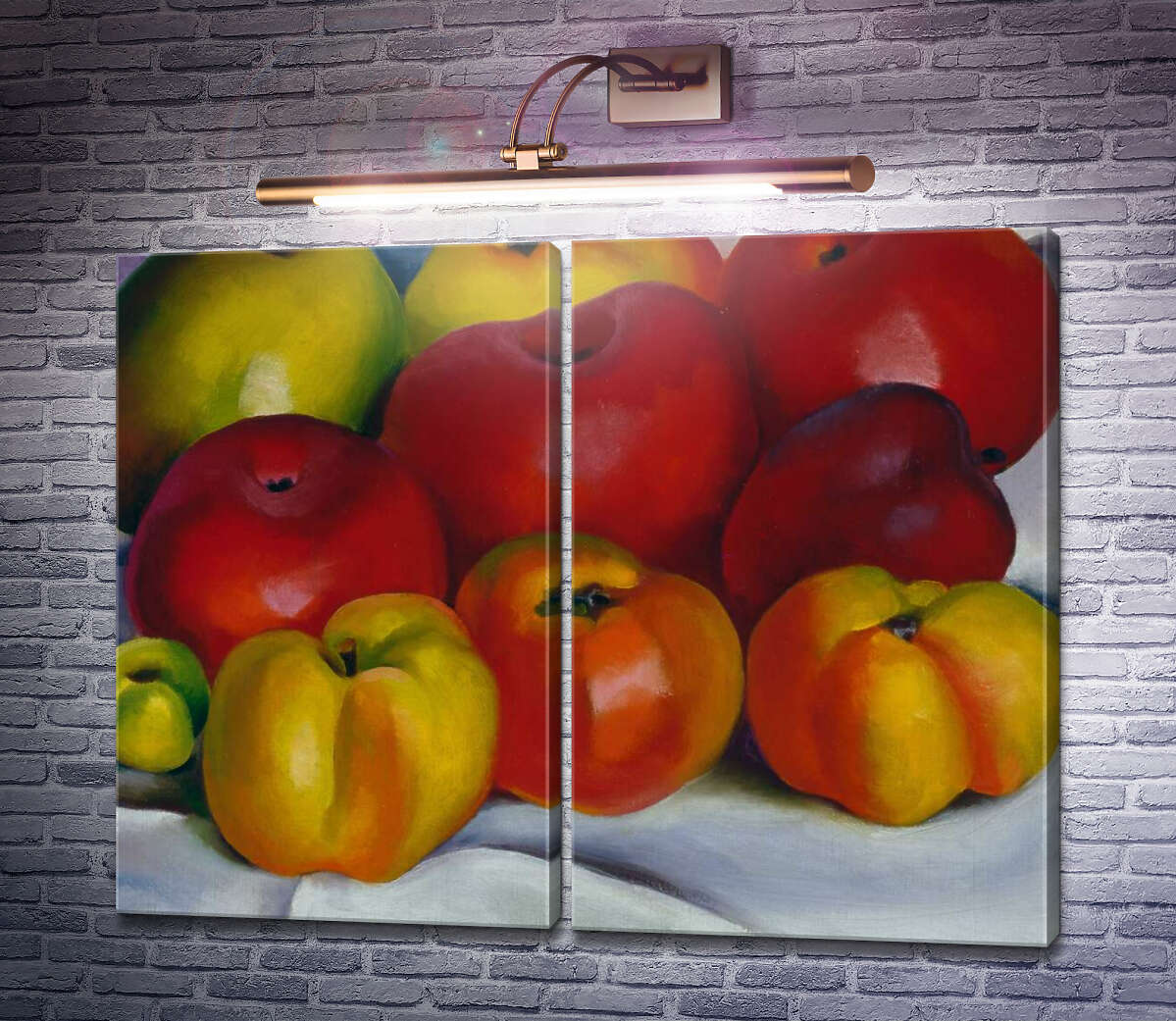 Модульна картина Яблука Джорджія О'Кіфф