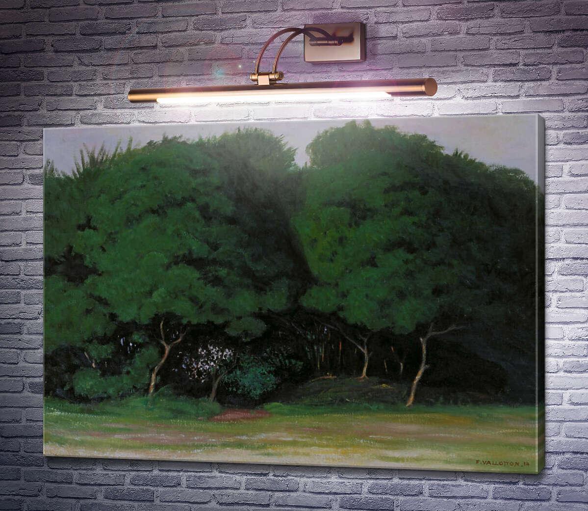 Картина Кущисті дерева Фелікс Валлоттон
