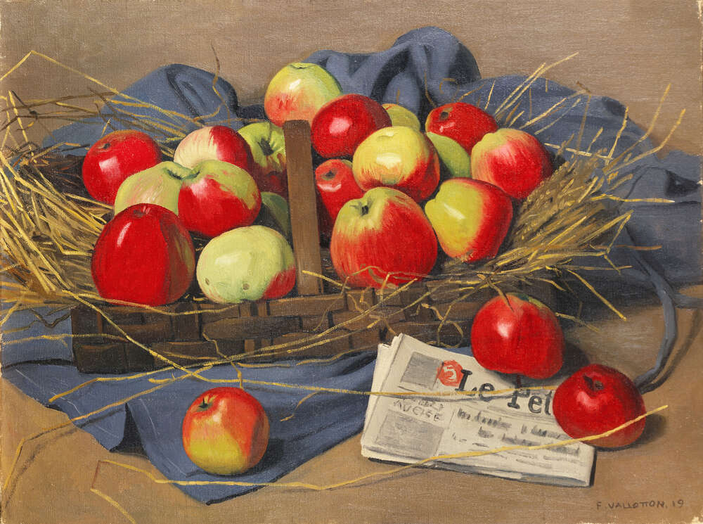 репродукція картина-постер  Натюрморт з яблуками Фелікс Валлоттон