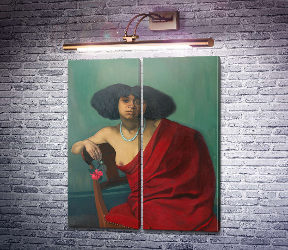 Модульна картина Портрет мулатки Фелікс Валлоттон