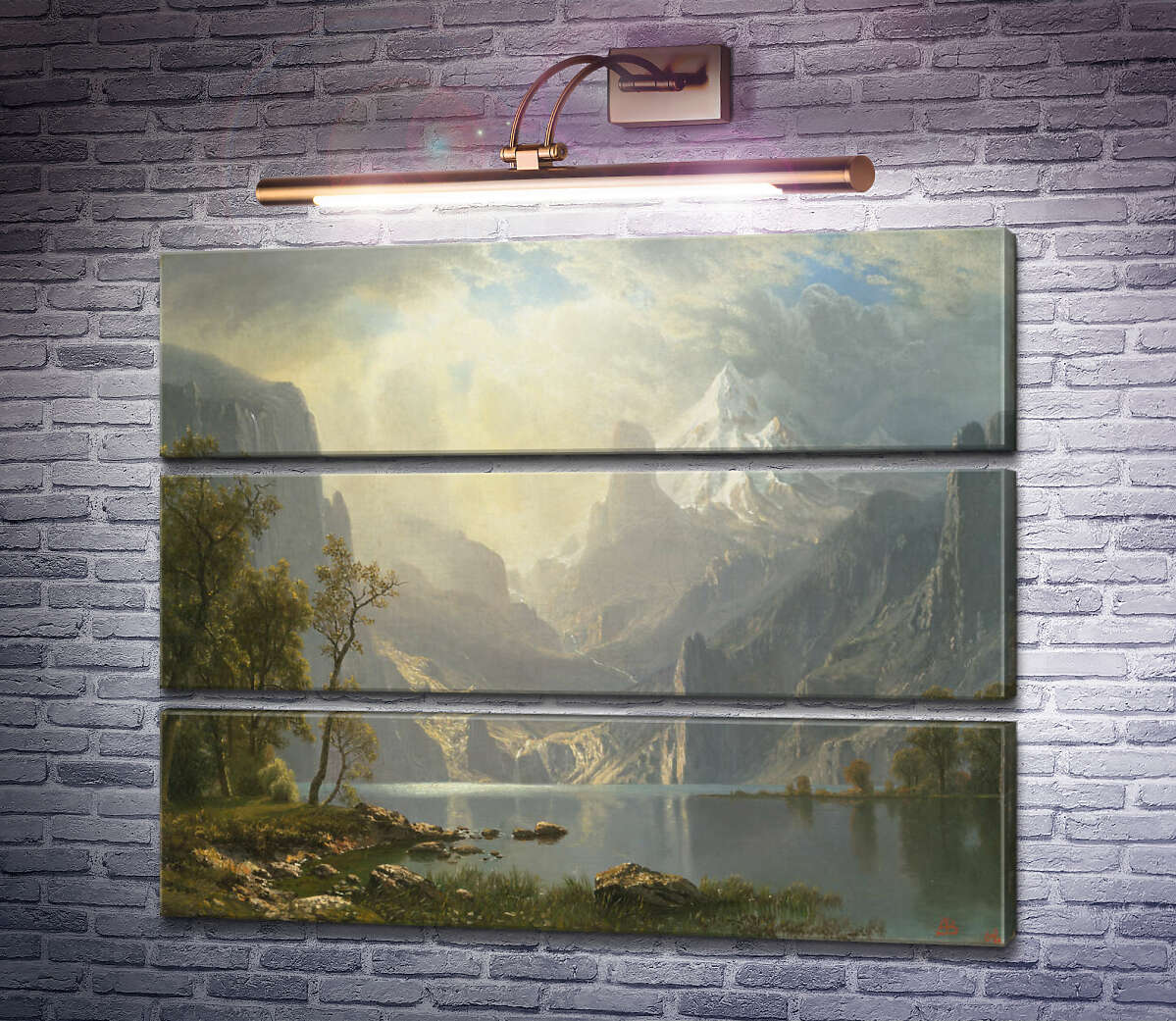 Модульна картина Сьєрра-Невада (Модуль №15) Альберт Бірштадт
