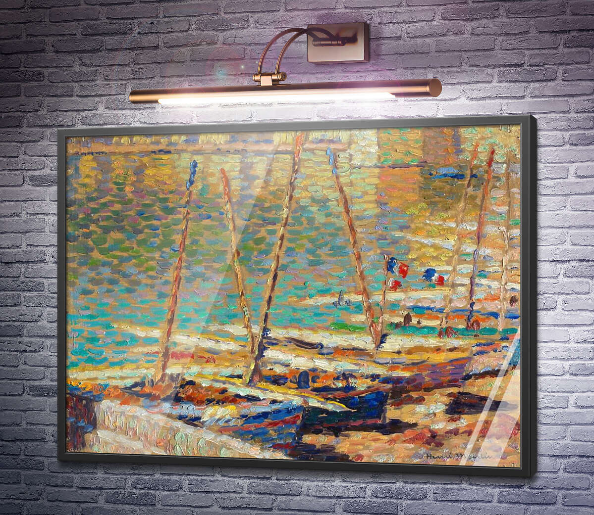 Постер Човни у Колліурі Анрі Жан Гійом Мартен