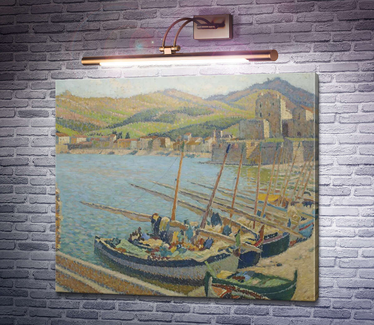 Картина Човни у Колліурі Анрі Жан Гійом Мартен