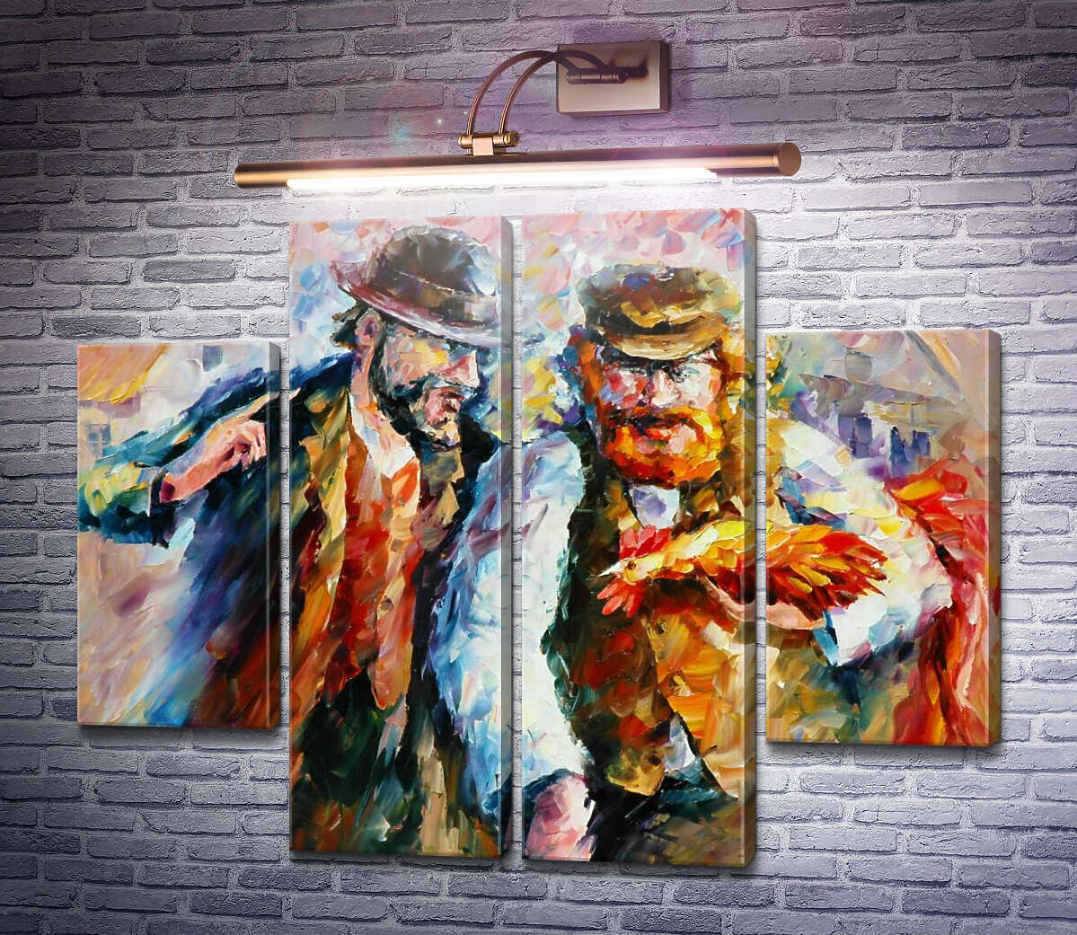 Модульна картина Друзі (Модуль №20) Леонід Афремов Модульна картина Друзі (Модуль №20) Леонід Афремов