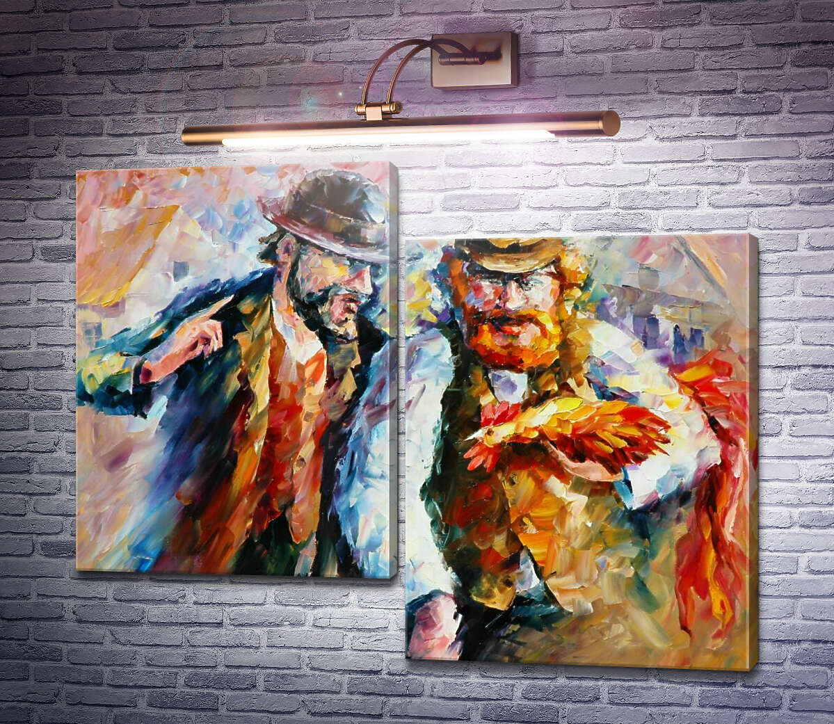Модульна картина Друзі (Модуль №9) Леонід Афремов Модульна картина Друзі (Модуль №9) Леонід Афремов