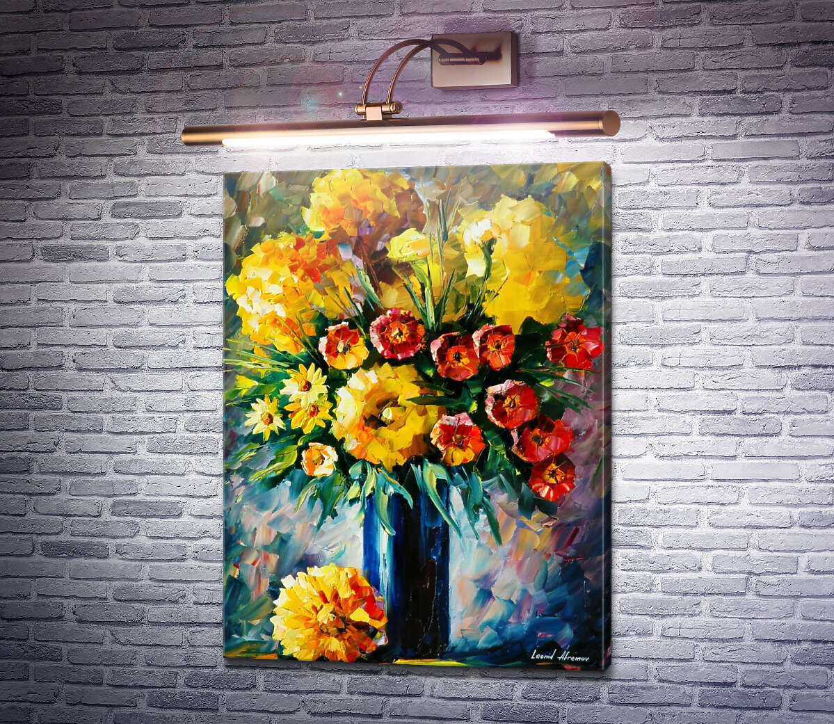 Картина Чудові квіти Леонід Афремов