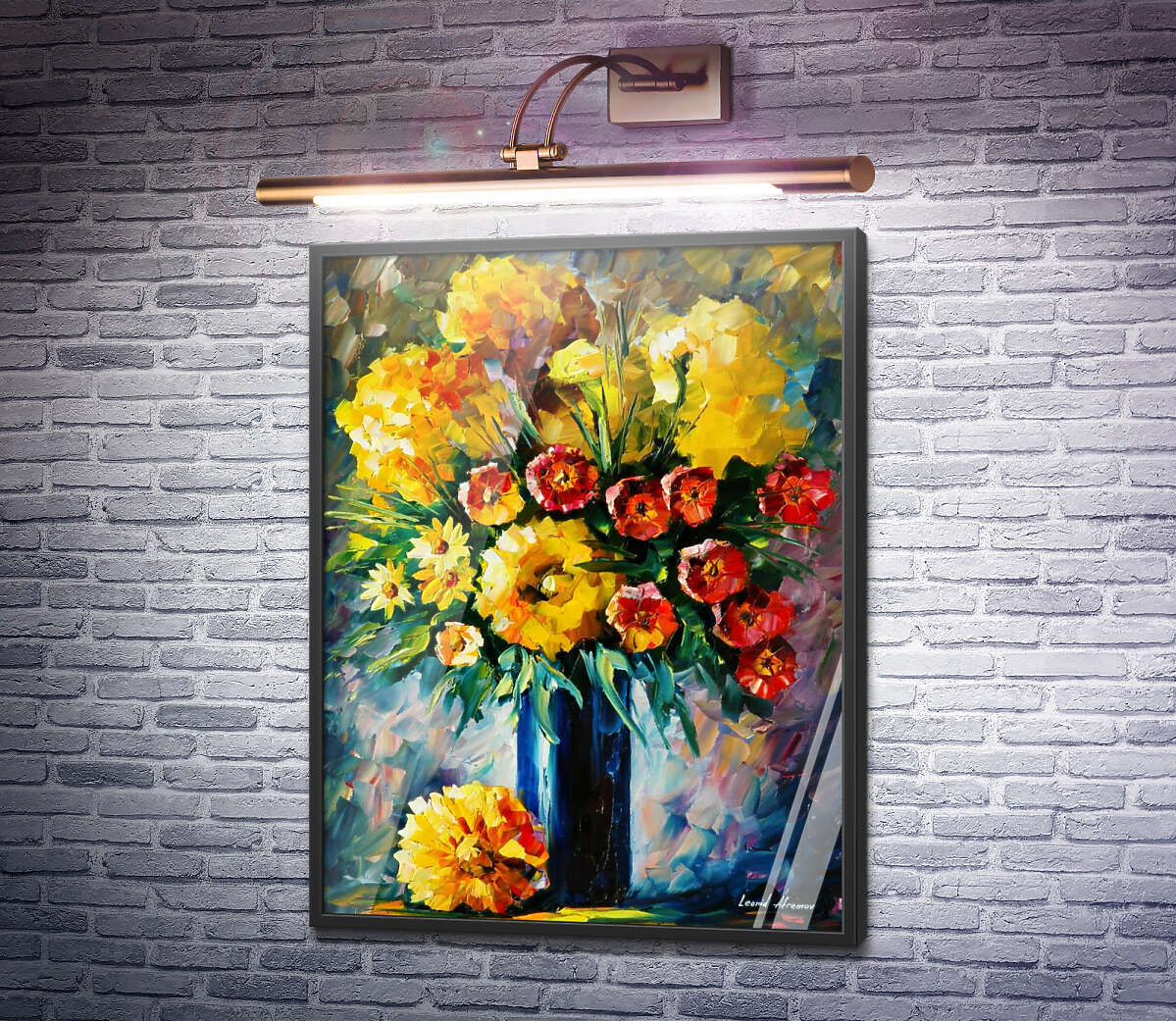 Постер Чудові квіти Леонід Афремов