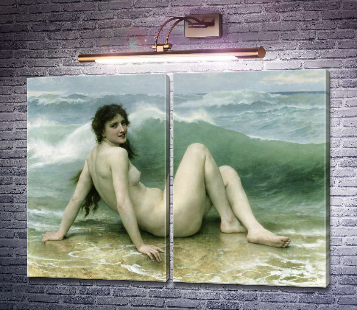 Модульна картина Хвиля Адольф Вільям Бугро