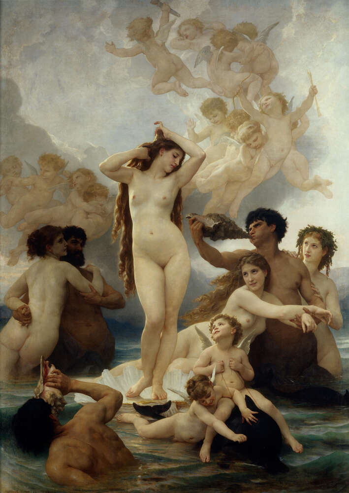 репродукція картина-постер  Народження Венери Адольф Вільям Бугро