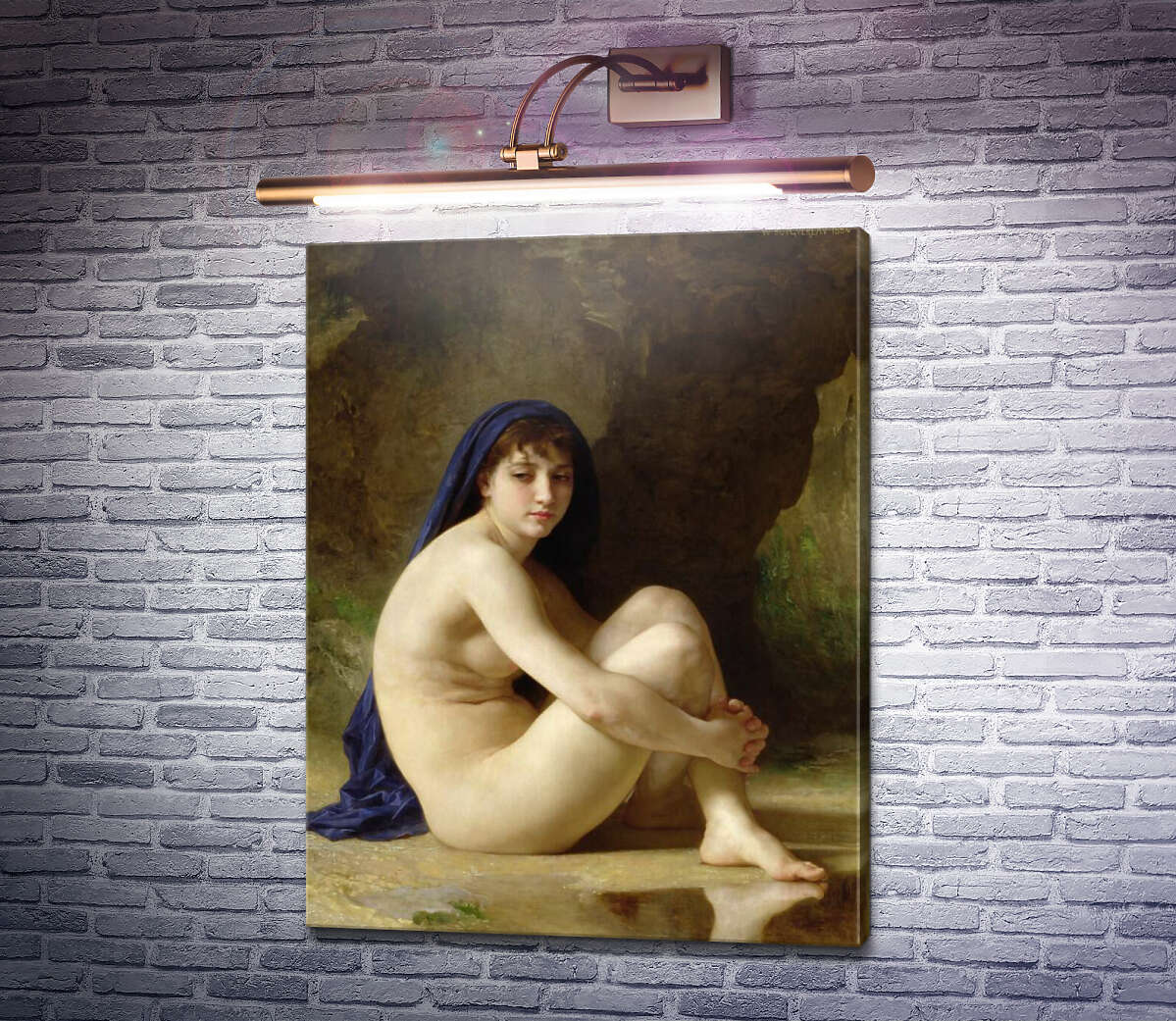 Картина Сидяча купальниця Адольф Вільям Бугро
