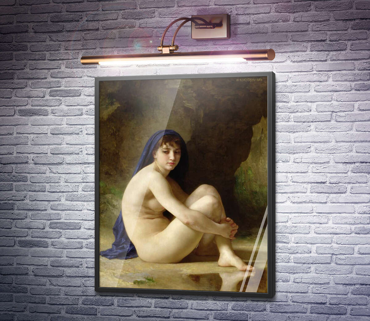 Постер Сидяча купальниця Адольф Вільям Бугро