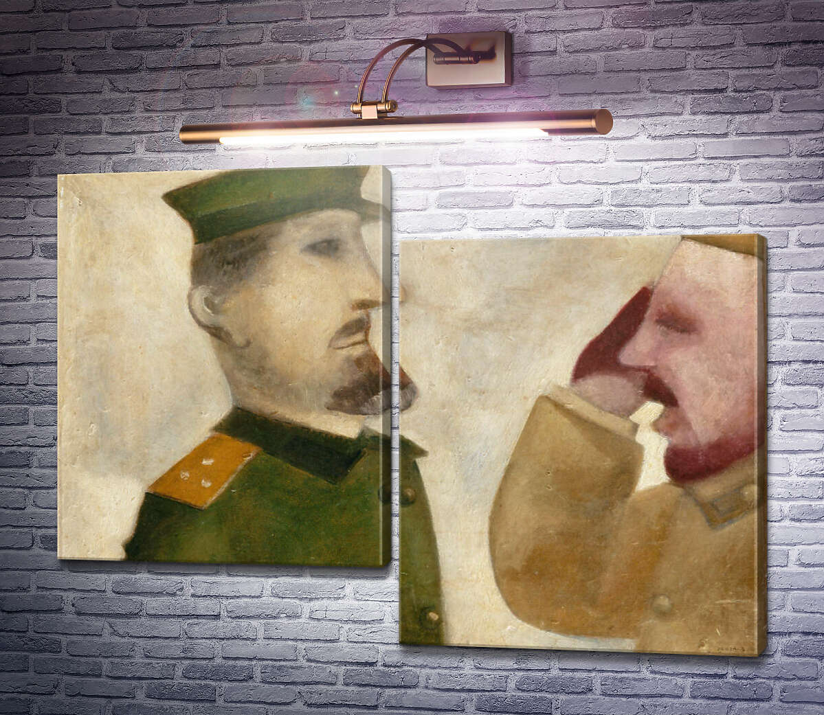 Модульна картина Віддання честі (Модуль №9) Марк Шагал Модульна картина Віддання честі (Модуль №9) Марк Шагал
