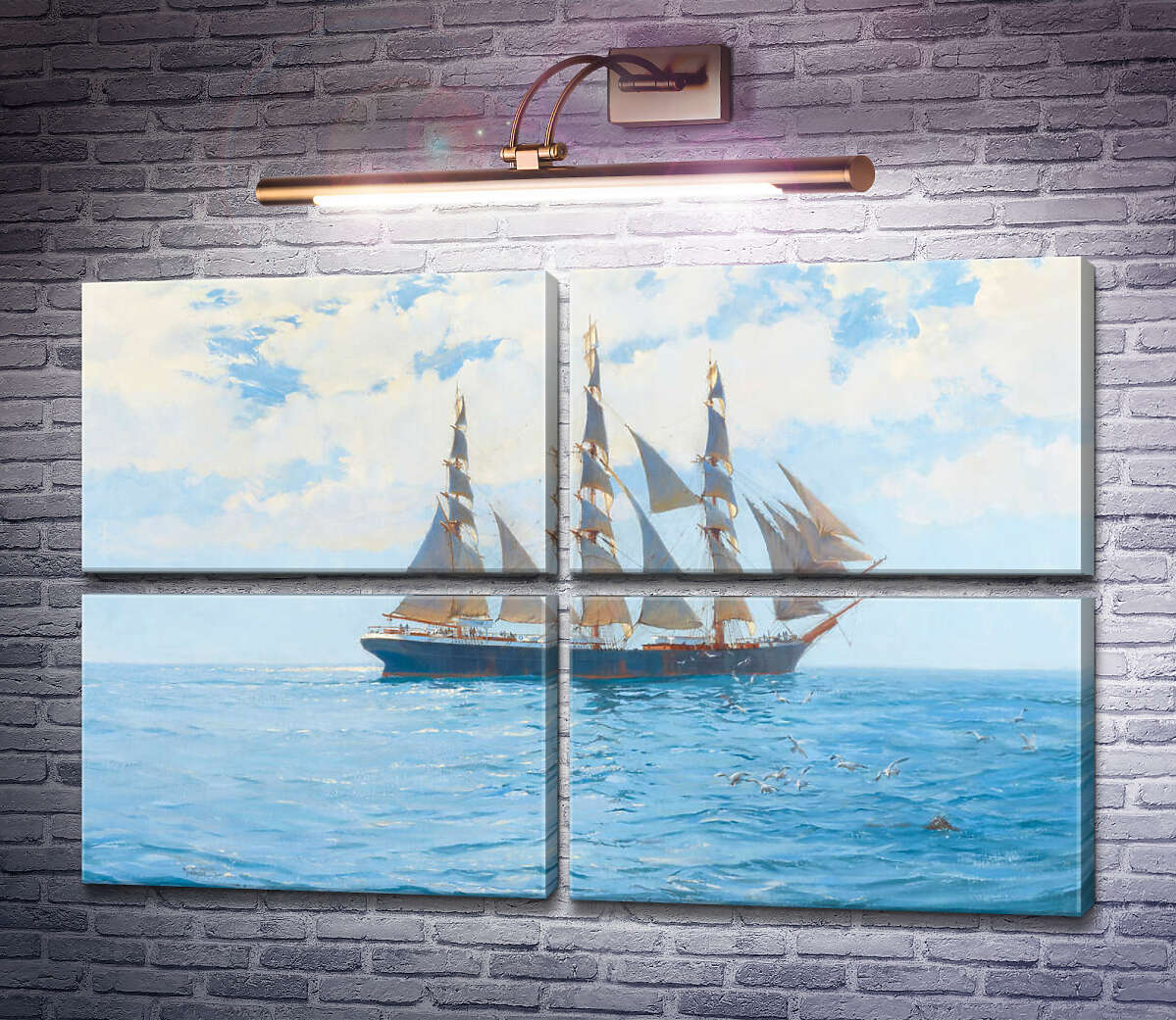 Модульная картина Торренс в калифорнийских водах (Модуль №25) Монтегю Доусон