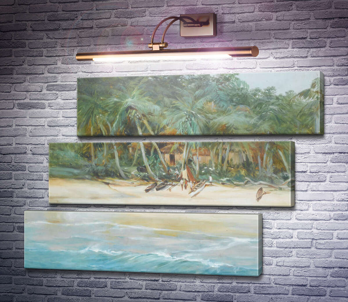 Модульная картина Жемчужные острова. Сент-Элмо Бэй (Модуль №17) Монтегю Доусон
