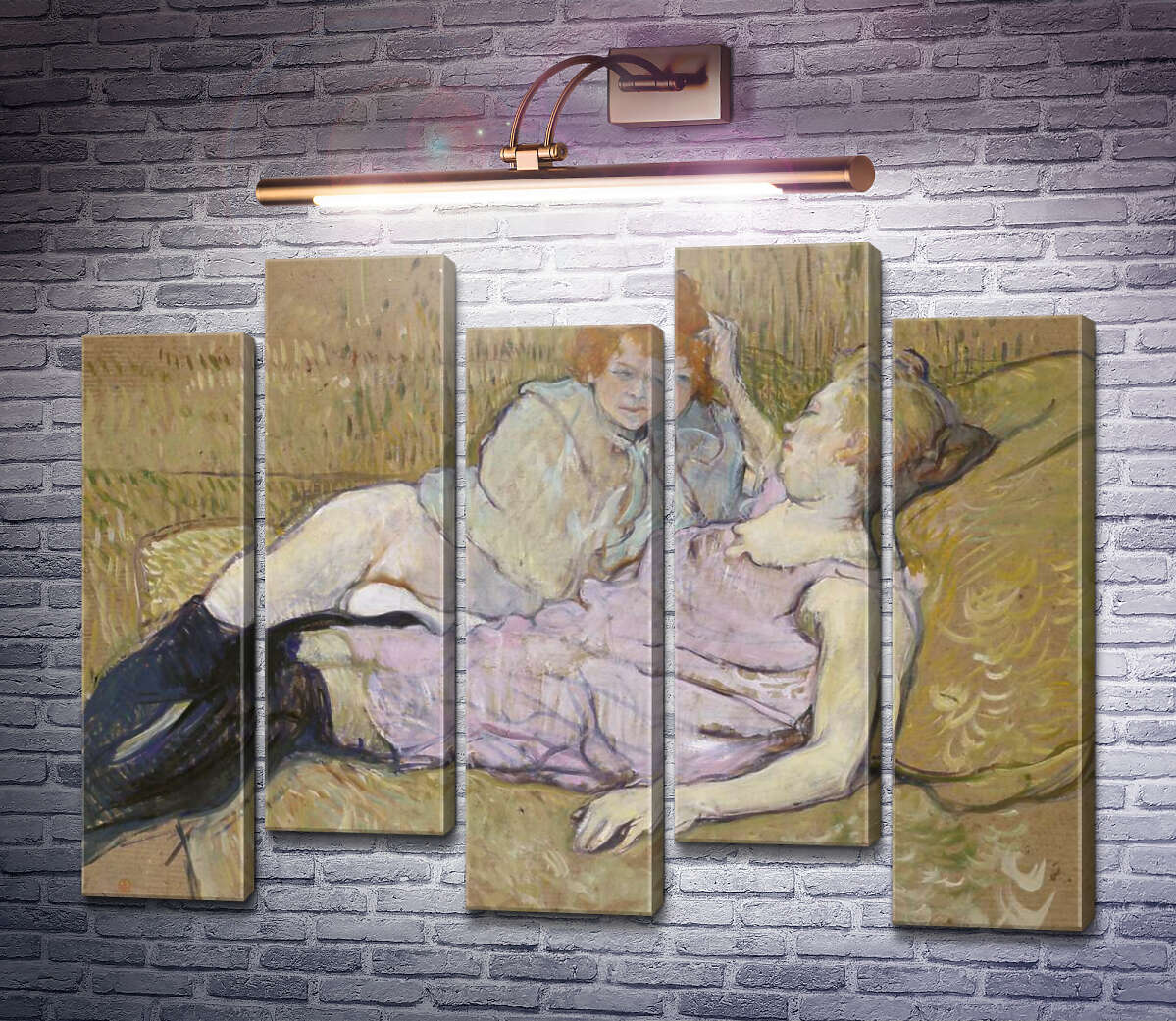 Модульна картина Софа (Модуль №30) Анрі Тулуз-Лотрек Модульна картина Софа (Модуль №30) Анрі Тулуз-Лотрек