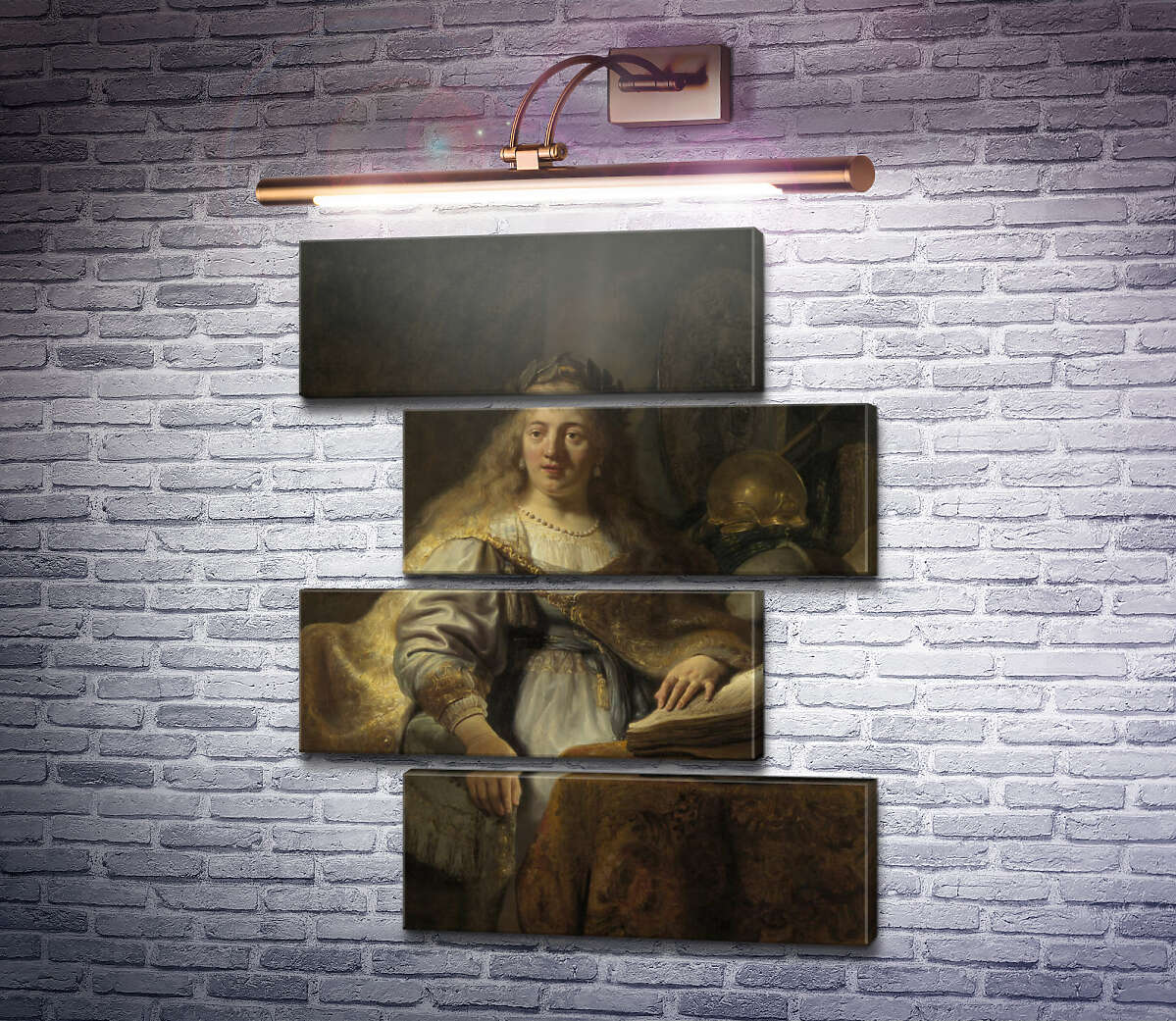 Модульная картина Минерва (Модуль №23) Рембрандт ван Рейн