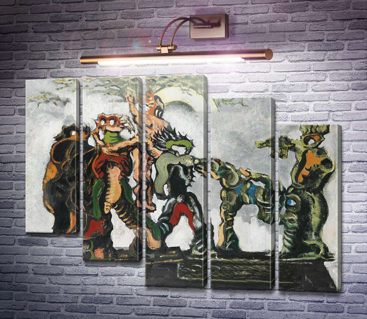 Модульна картина Карманьола (Модуль №28) Макс Ернст