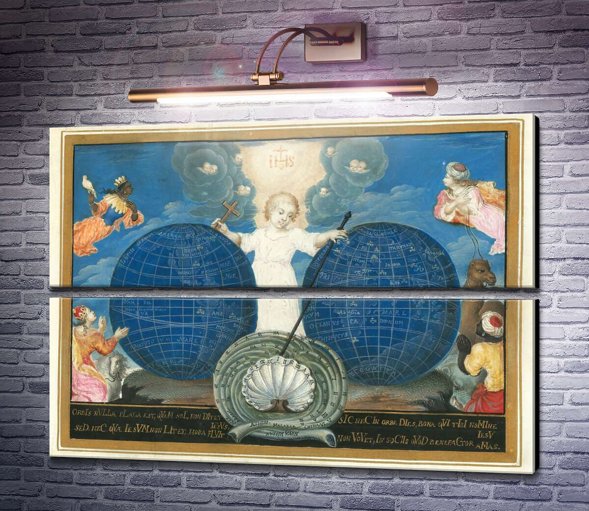 Модульна картина Сонце ніколи не заходить над імперією Христа, 1685 (Модуль №7) Модульна картина Сонце ніколи не заходить над імперією Христа, 1685 (Модуль №7)