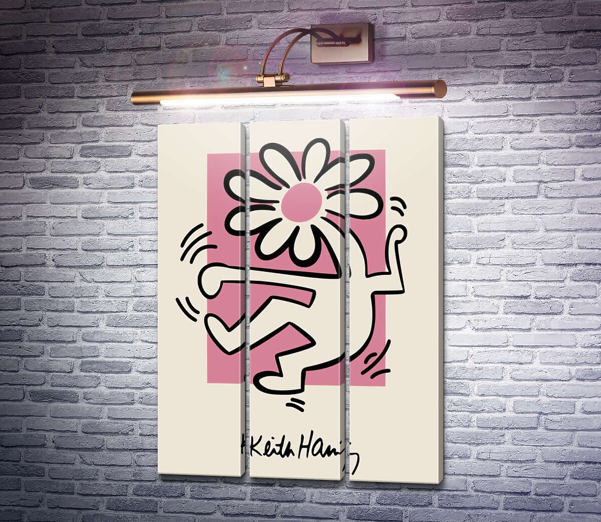 Модульная картина Ромашка (Модуль №2) Кит Харинг (Keith Haring) Модульная картина Ромашка (Модуль №2) Кит Харинг (Keith Haring)