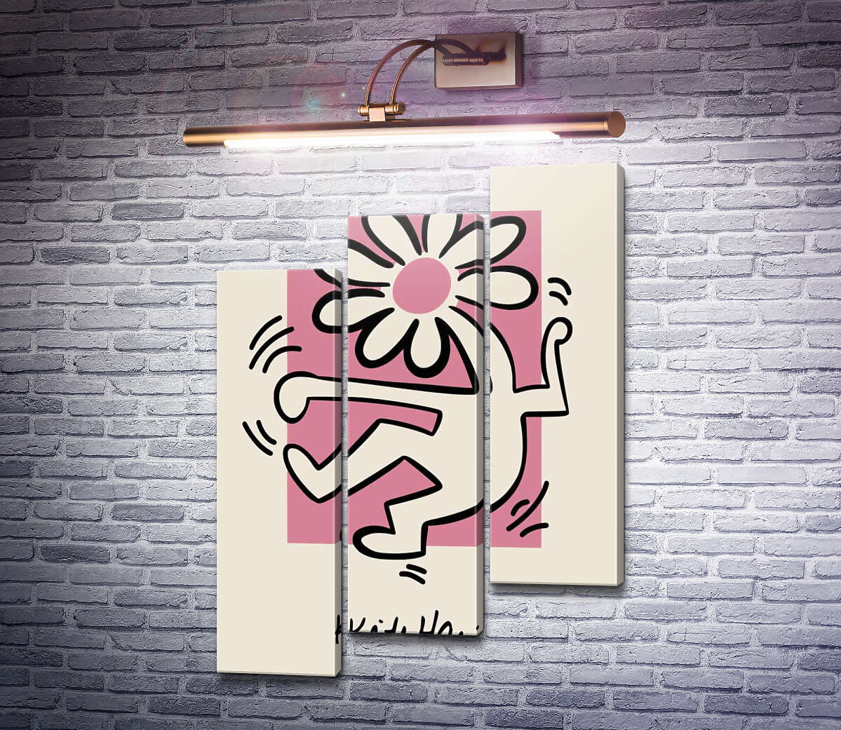 Модульна картина Ромашка (Модуль №14) Кіт Харінг (Keith Haring) Модульна картина Ромашка (Модуль №14) Кіт Харінг (Keith Haring)