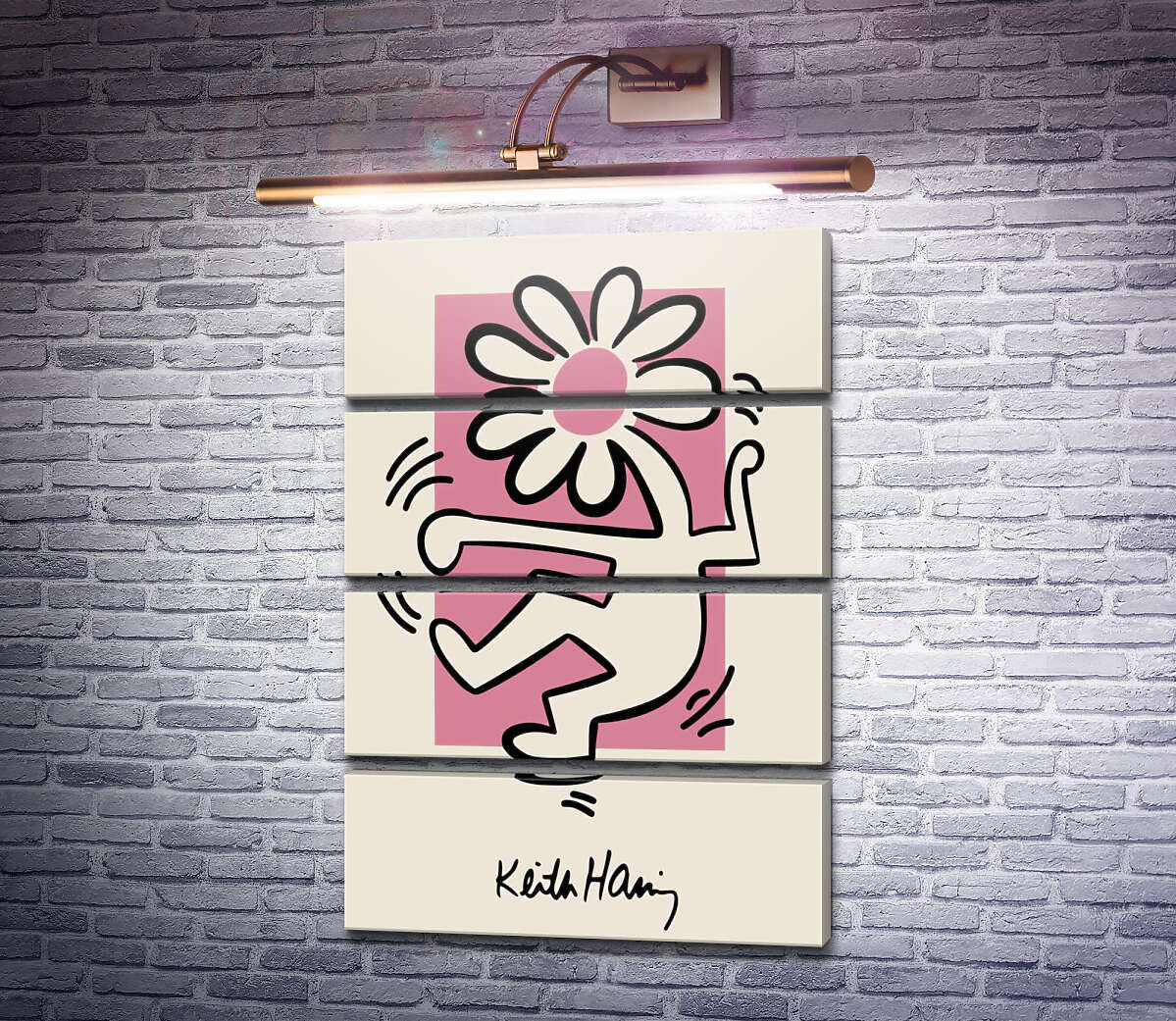Модульная картина Ромашка (Модуль №22) Кит Харинг (Keith Haring) Модульная картина Ромашка (Модуль №22) Кит Харинг (Keith Haring)
