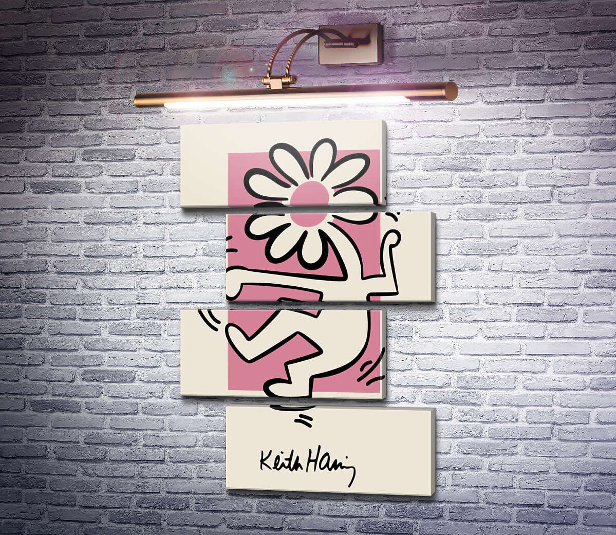 Модульная картина Ромашка (Модуль №23) Кит Харинг (Keith Haring) Модульная картина Ромашка (Модуль №23) Кит Харинг (Keith Haring)