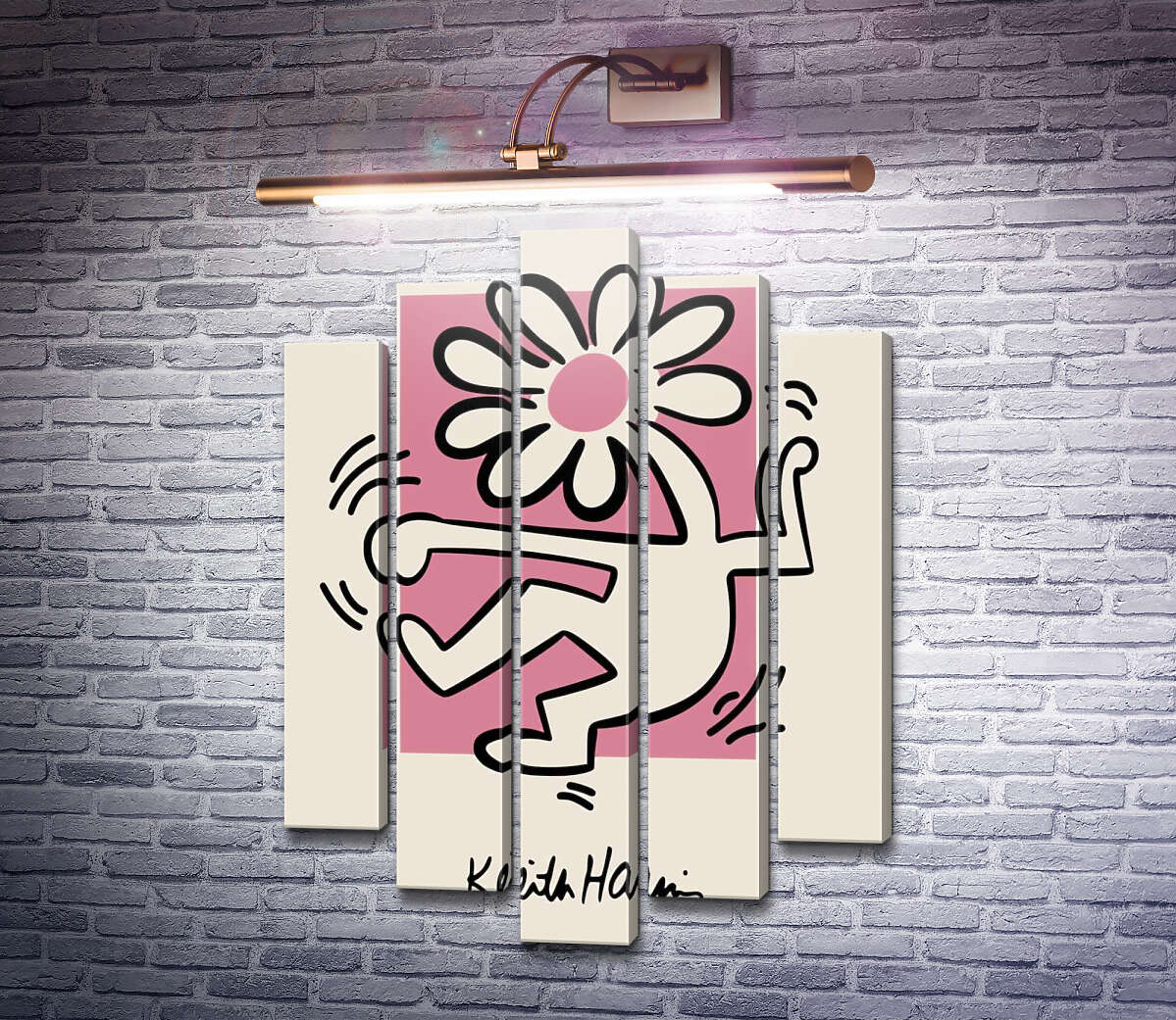 Модульная картина Ромашка (Модуль №4) Кит Харинг (Keith Haring) Модульная картина Ромашка (Модуль №4) Кит Харинг (Keith Haring)