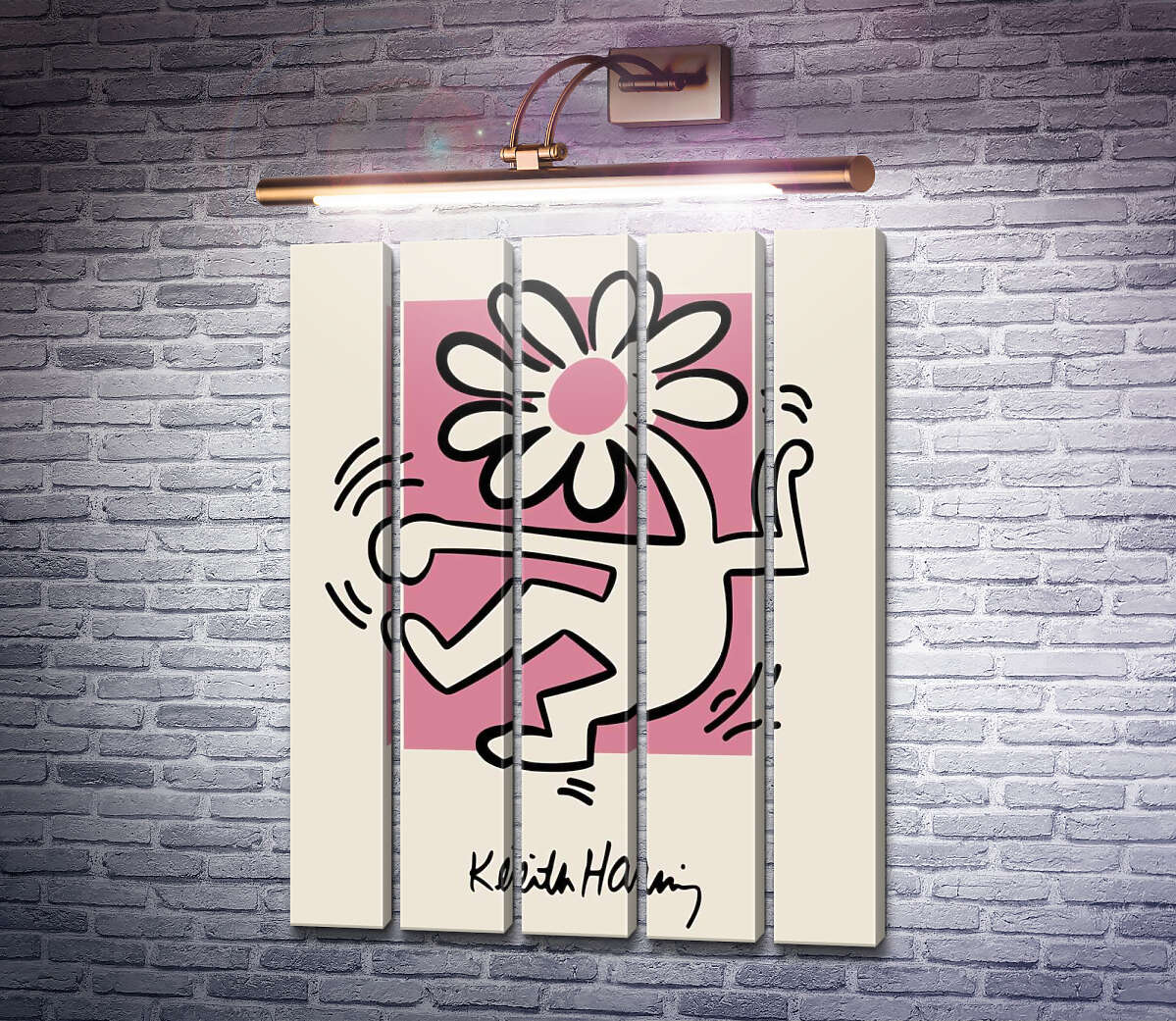Модульна картина Ромашка (Модуль №26) Кіт Харінг (Keith Haring) Модульна картина Ромашка (Модуль №26) Кіт Харінг (Keith Haring)