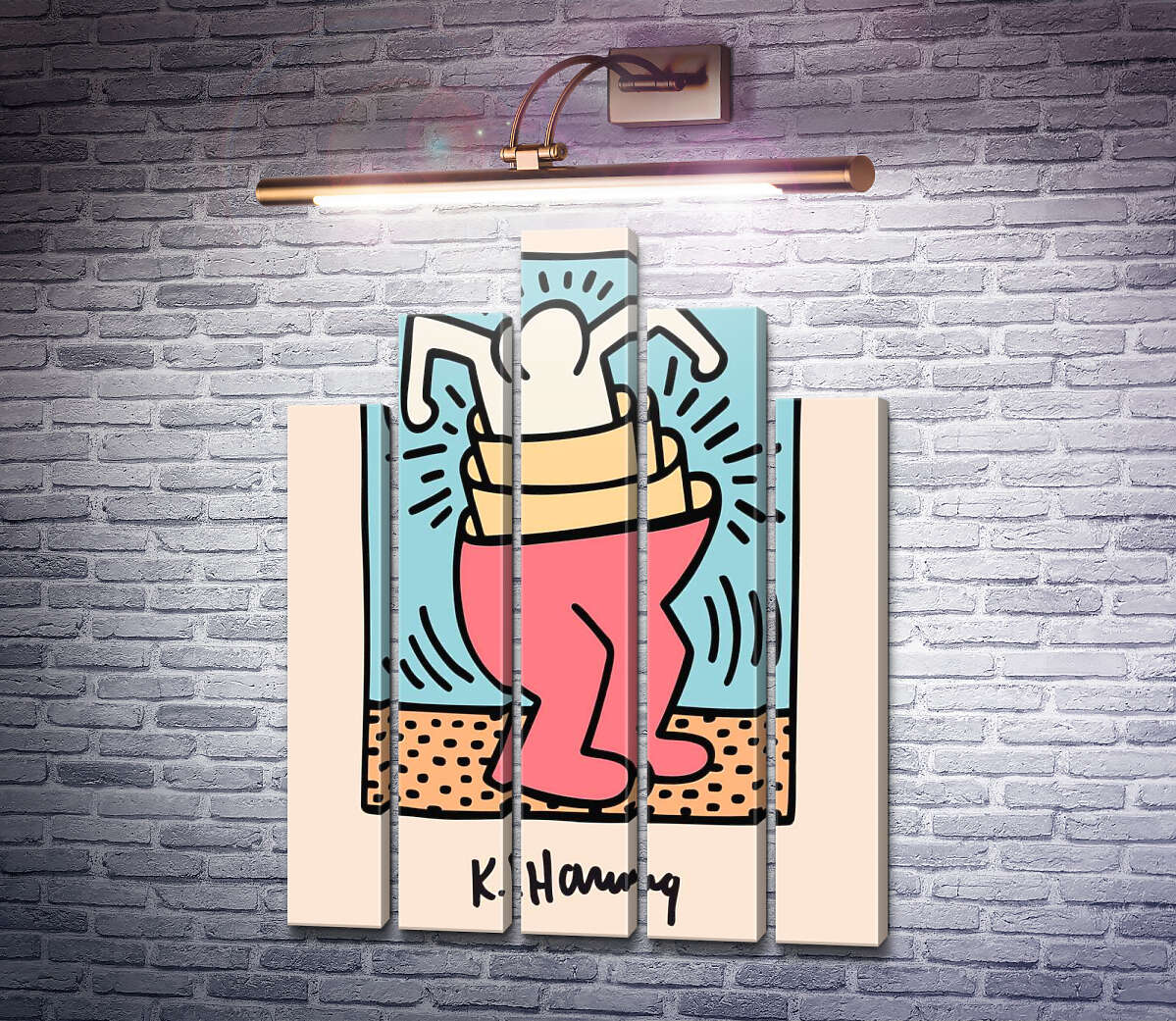 Модульна картина Вкладеність (Модуль №29) Кіт Харінг (Keith Haring) Модульна картина Вкладеність (Модуль №29) Кіт Харінг (Keith Haring)