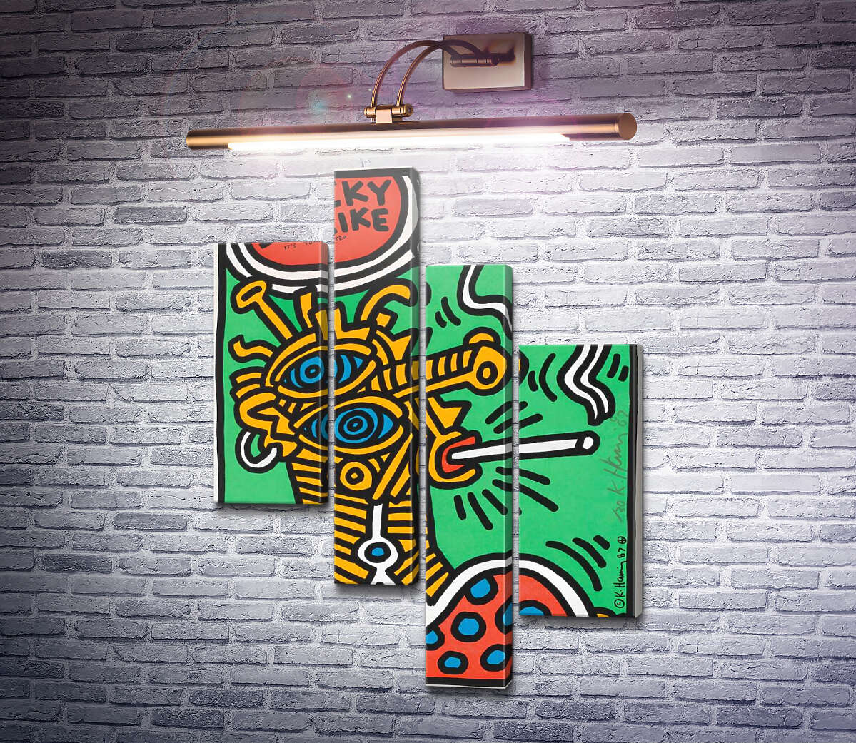 Модульна картина Куріння шкідливе (Модуль №21) Кіт Харінг (Keith Haring) Модульна картина Куріння шкідливе (Модуль №21) Кіт Харінг (Keith Haring)