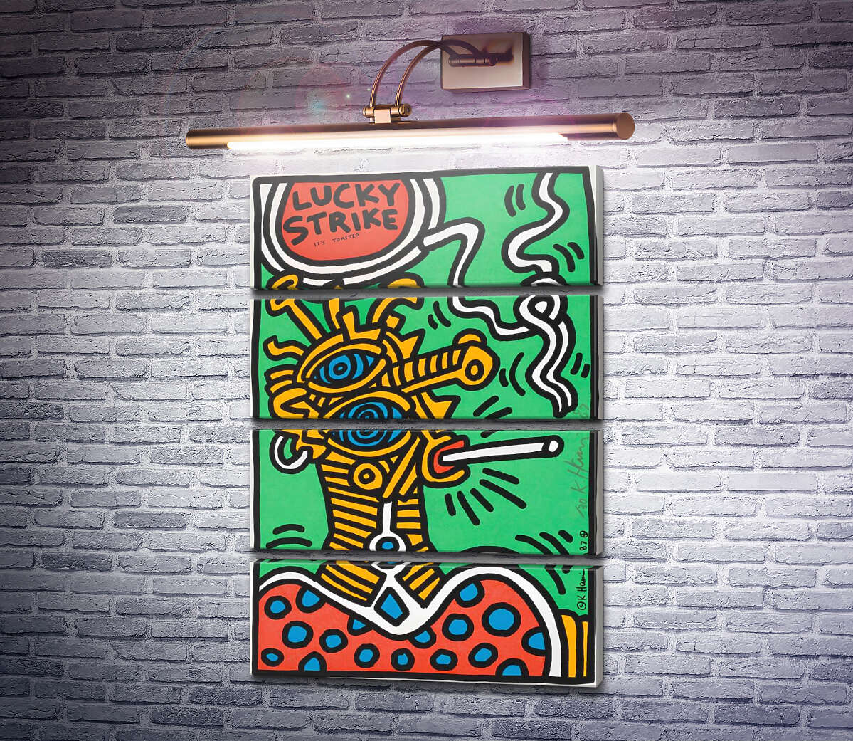Модульна картина Куріння шкідливе (Модуль №22) Кіт Харінг (Keith Haring) Модульна картина Куріння шкідливе (Модуль №22) Кіт Харінг (Keith Haring)