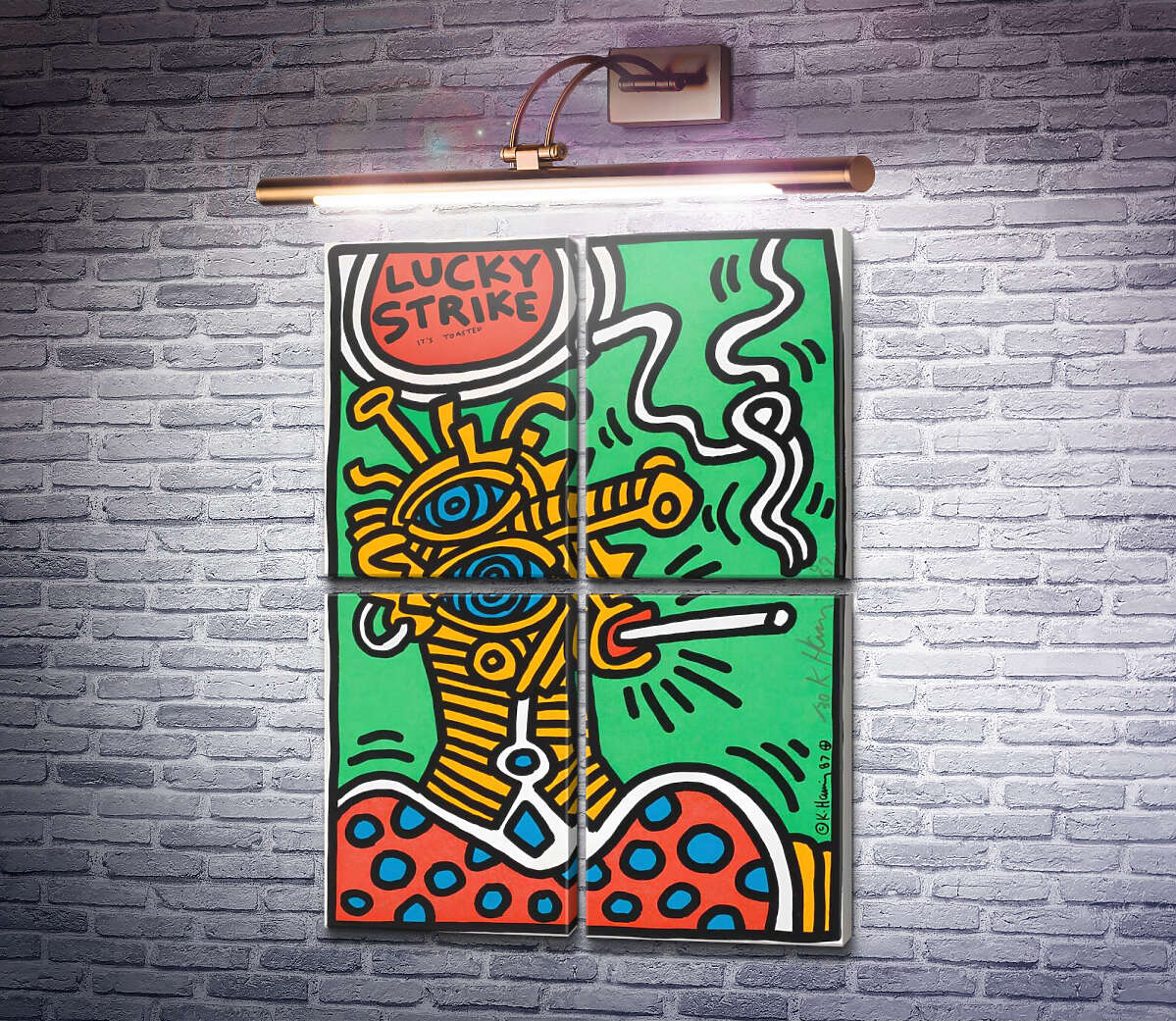 Модульна картина Куріння шкідливе (Модуль №25) Кіт Харінг (Keith Haring) Модульна картина Куріння шкідливе (Модуль №25) Кіт Харінг (Keith Haring)