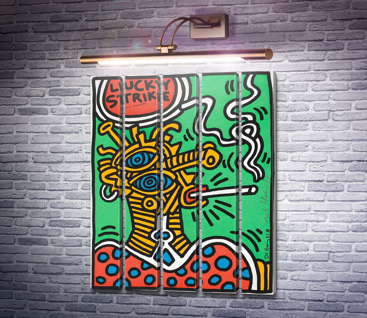 Модульная картина Курение вредно (Модуль №26) Кит Харинг (Keith Haring) Модульная картина Курение вредно (Модуль №26) Кит Харинг (Keith Haring)