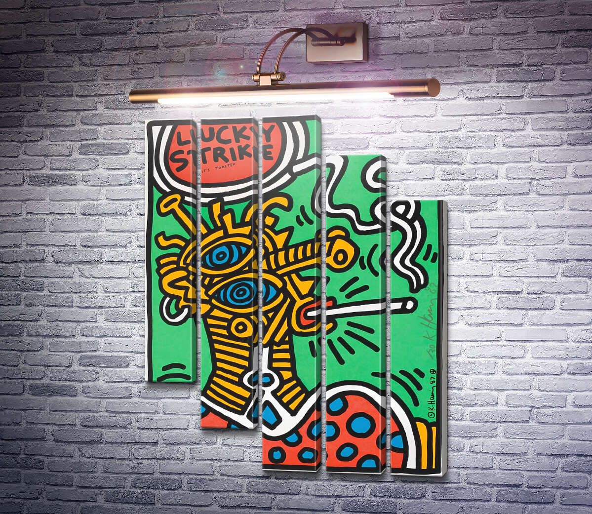Модульна картина Куріння шкідливе (Модуль №28) Кіт Харінг (Keith Haring) Модульна картина Куріння шкідливе (Модуль №28) Кіт Харінг (Keith Haring)