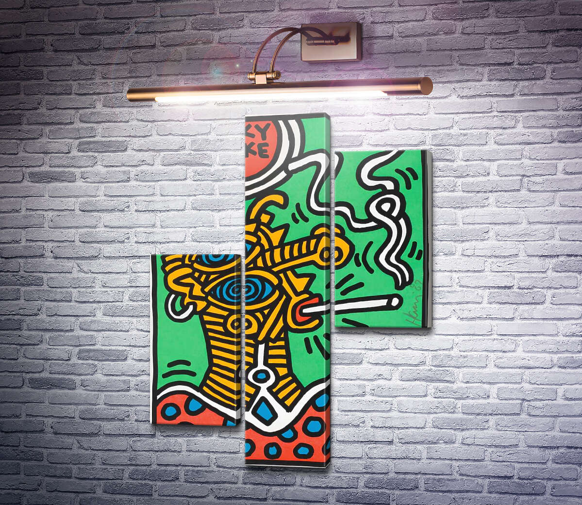 Модульна картина Куріння шкідливе (Модуль №12) Кіт Харінг (Keith Haring) Модульна картина Куріння шкідливе (Модуль №12) Кіт Харінг (Keith Haring)