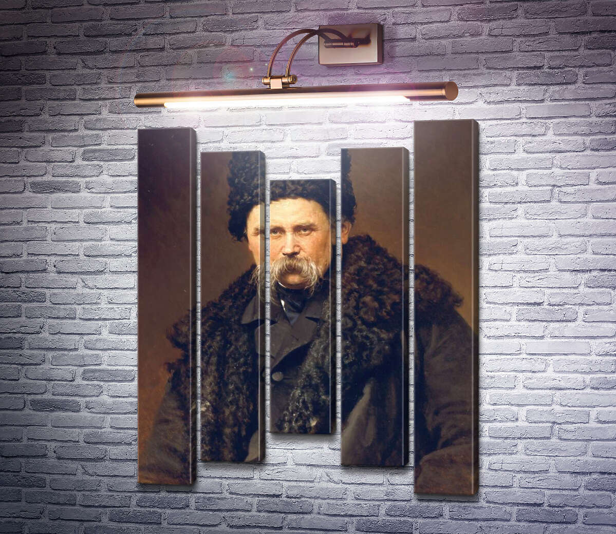 Модульная картина Портрет Тараса Григорьевича Шевченко (Модуль №27) Модульная картина Портрет Тараса Григорьевича Шевченко (Модуль №27)