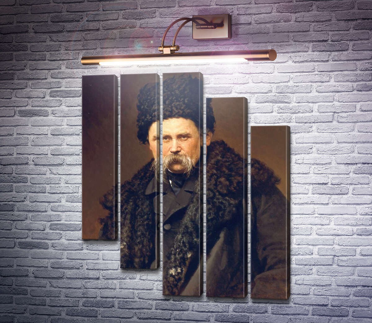 Модульна картина Портрет Тараса Григоровича Шевченка (Модуль №28) Модульна картина Портрет Тараса Григоровича Шевченка (Модуль №28)