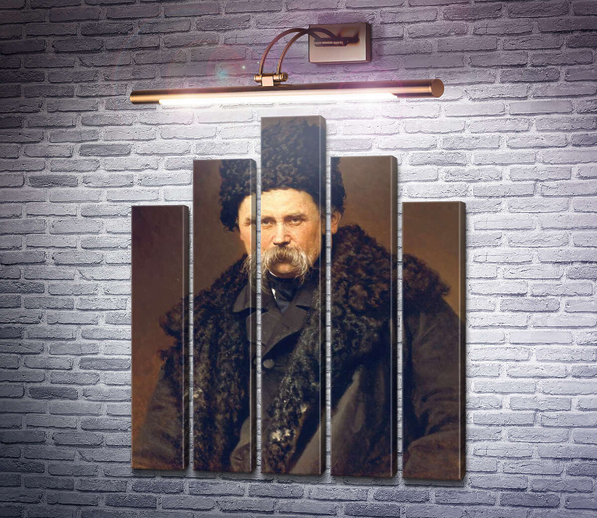 Модульная картина Портрет Тараса Григорьевича Шевченко (Модуль №29)